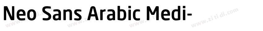 Neo Sans Arabic Medi字体转换